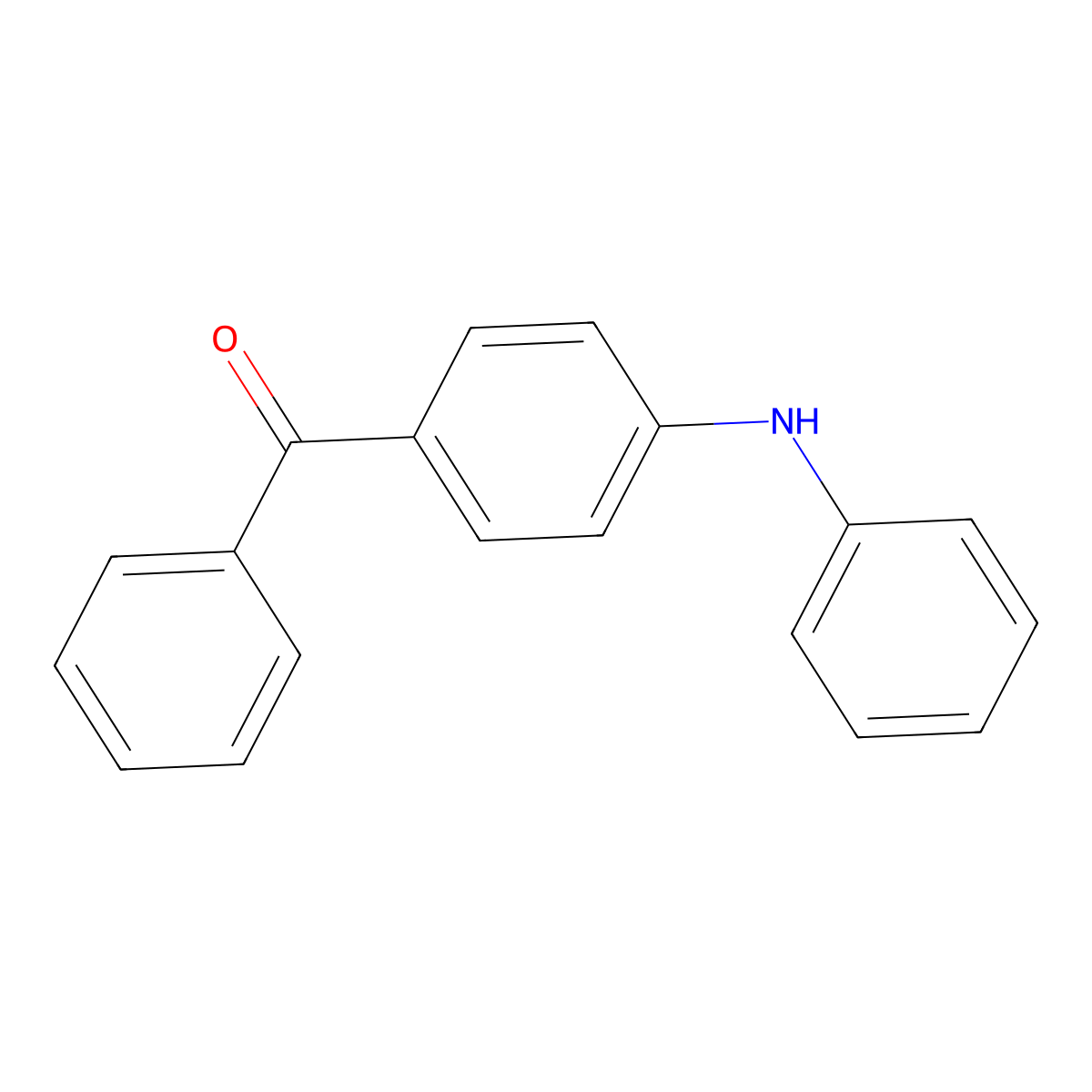 Phenyl-(4-phenylamino-phenyl)-methanone molecular structure, CAS 4058-17-7