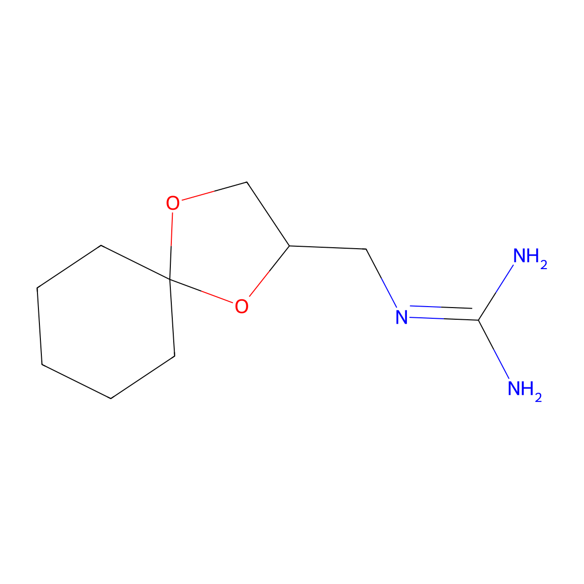Guanadrel molecular structure, CAS 40580-59-4