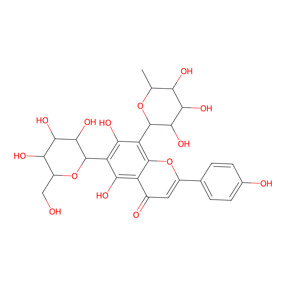 Violanthin molecular structure, CAS 40581-17-7