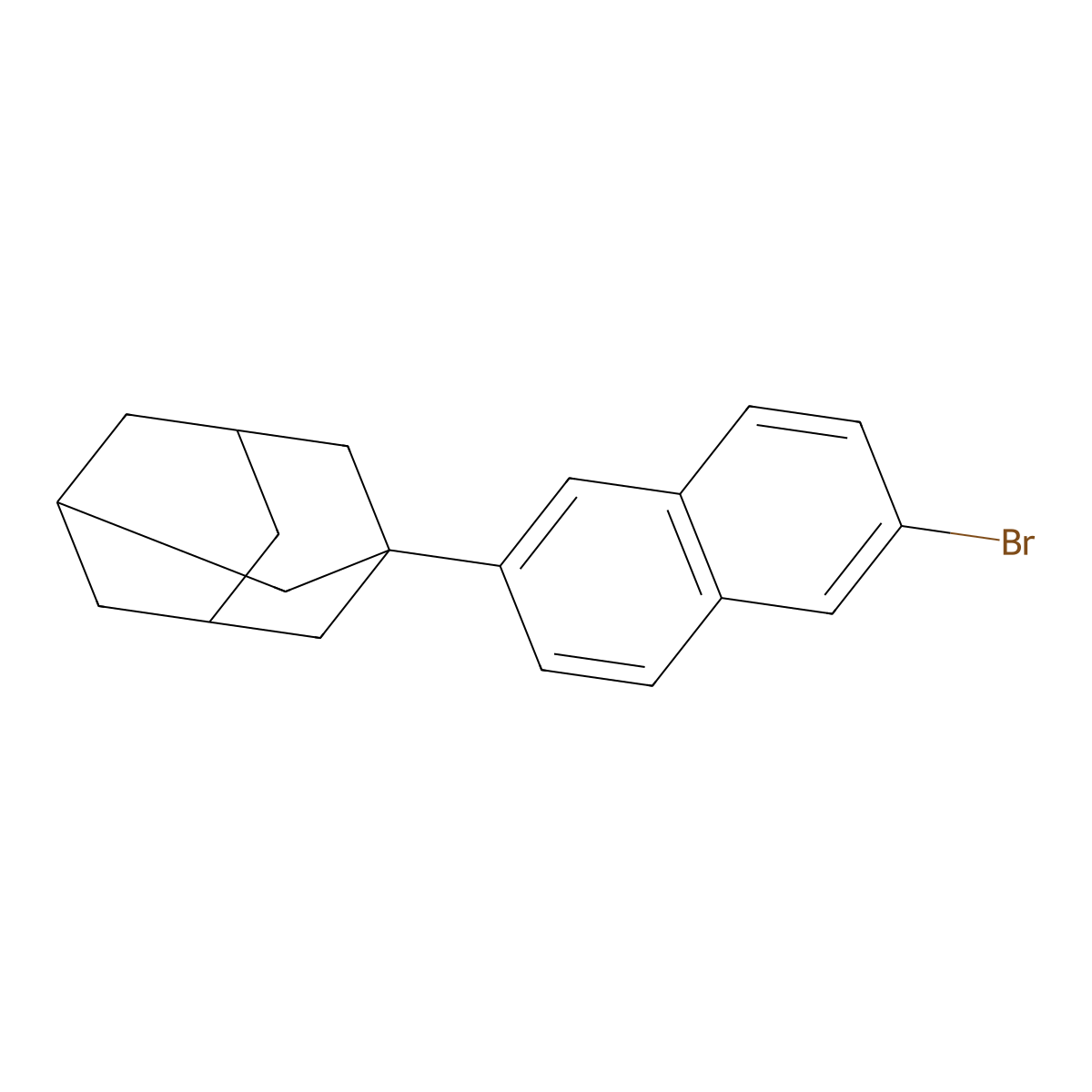 1-(6-Bromonaphthalen-2-yl)adamantane molecular structure, CAS 405910-31-8