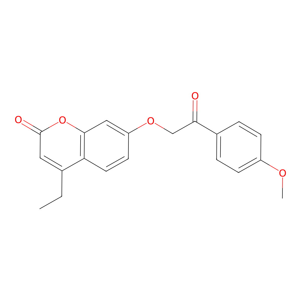 4-ethyl-7-[2-(4-methoxyphenyl)-2-oxoethoxy]-2H-chromen-2-one molecular structure, CAS 405916-58-7