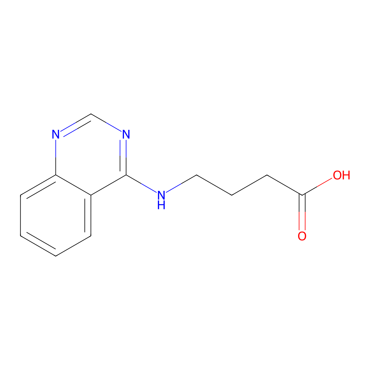 4-(Quinazolin-4-ylamino)butanoic acid molecular structure, CAS 405920-58-3
