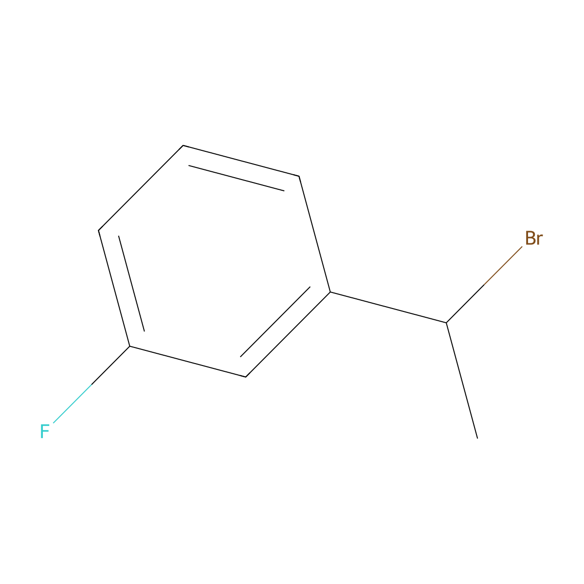 1-(1-Bromoethyl)-3-fluorobenzene molecular structure, CAS 405931-45-5