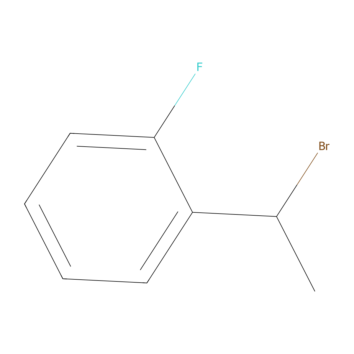 1-(1-Bromoethyl)-2-fluorobenzene molecular structure, CAS 405931-46-6
