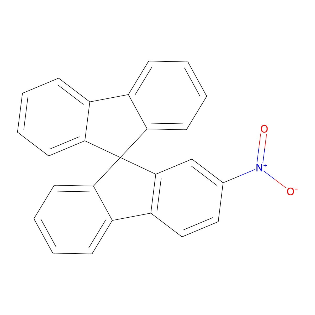 2'-Nitro-9,9'-spirobi[9H-fluorene] molecular structure, CAS 405932-15-2