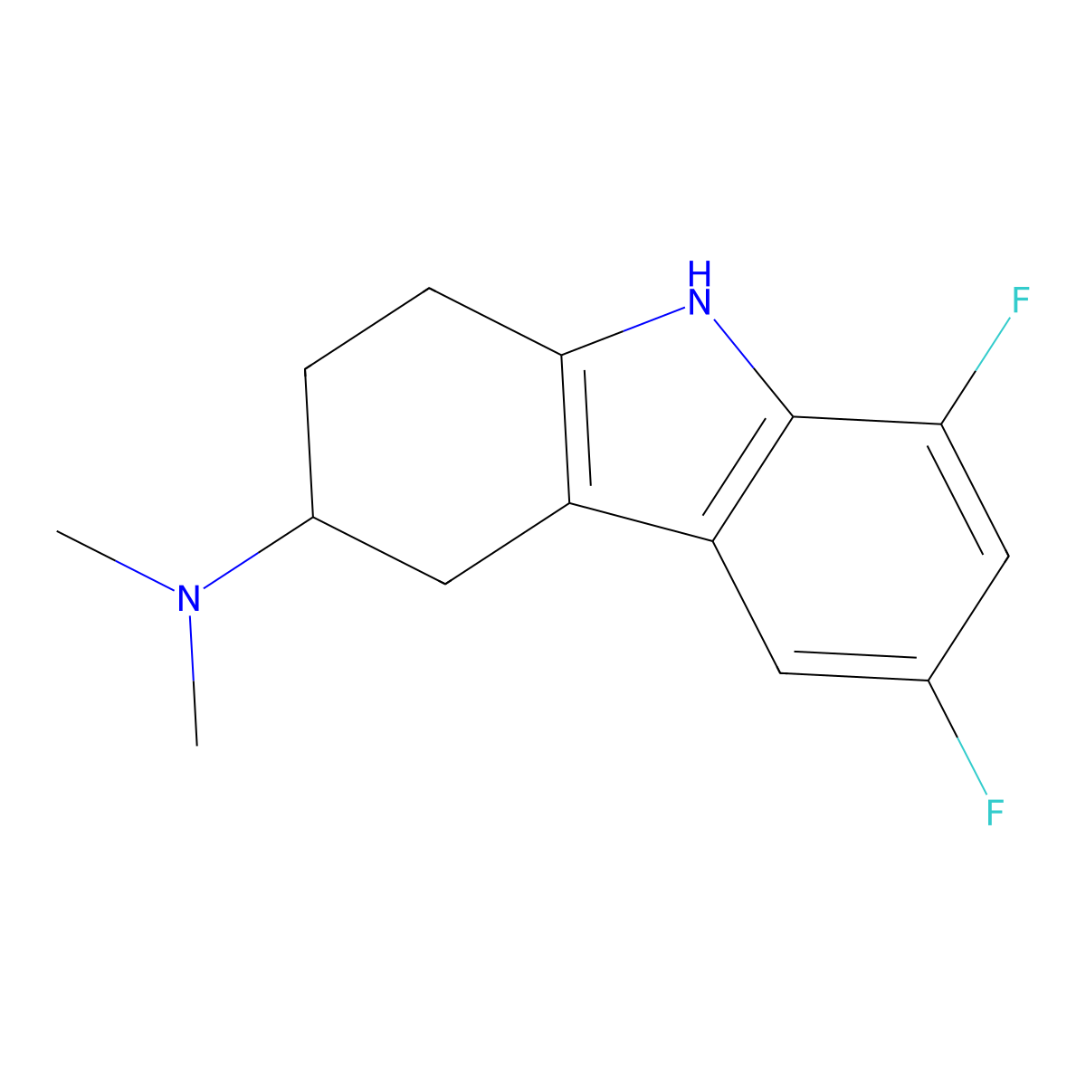 Flucindole molecular structure, CAS 40594-09-0