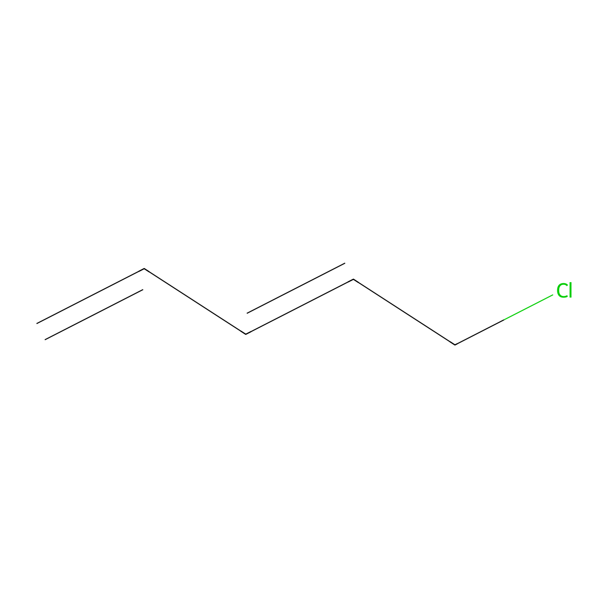 5-Chloropentane-1,3-diene molecular structure, CAS 40596-30-3