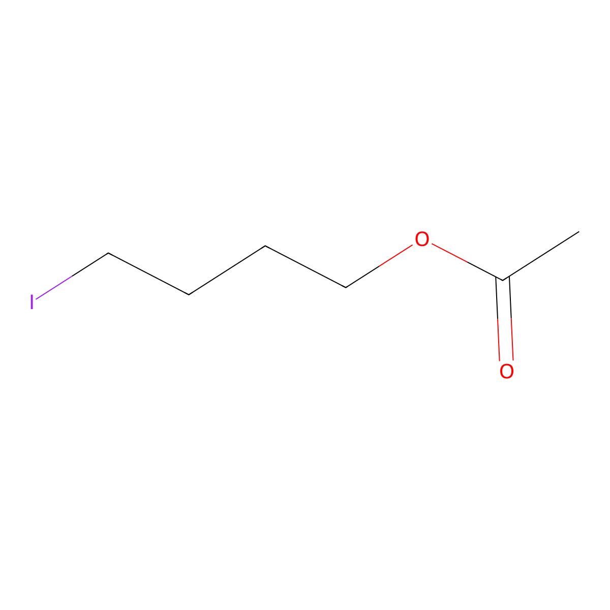 4-Iodobutyl acetate molecular structure, CAS 40596-44-9