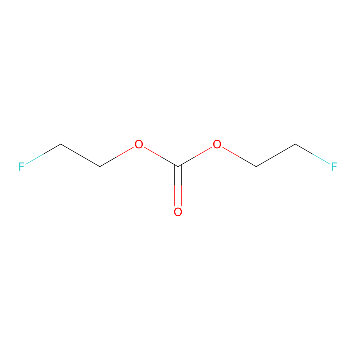 Ethanol, 2-fluoro-, 1,1'-carbonate molecular structure, CAS 406-15-5