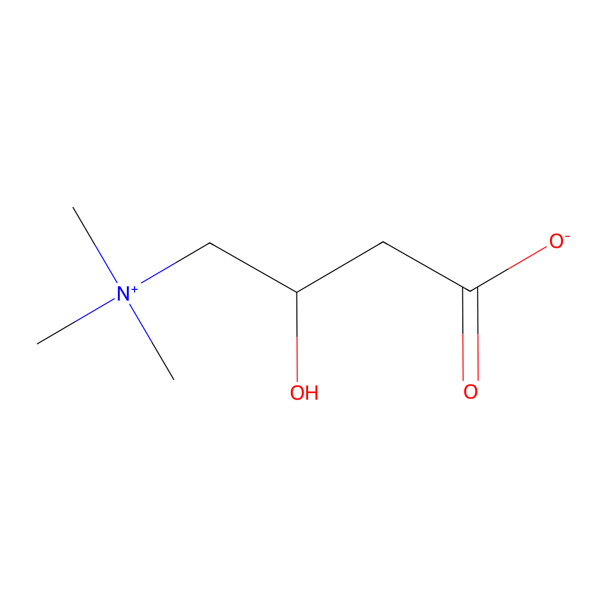 DL-Carnitine molecular structure, CAS 406-76-8