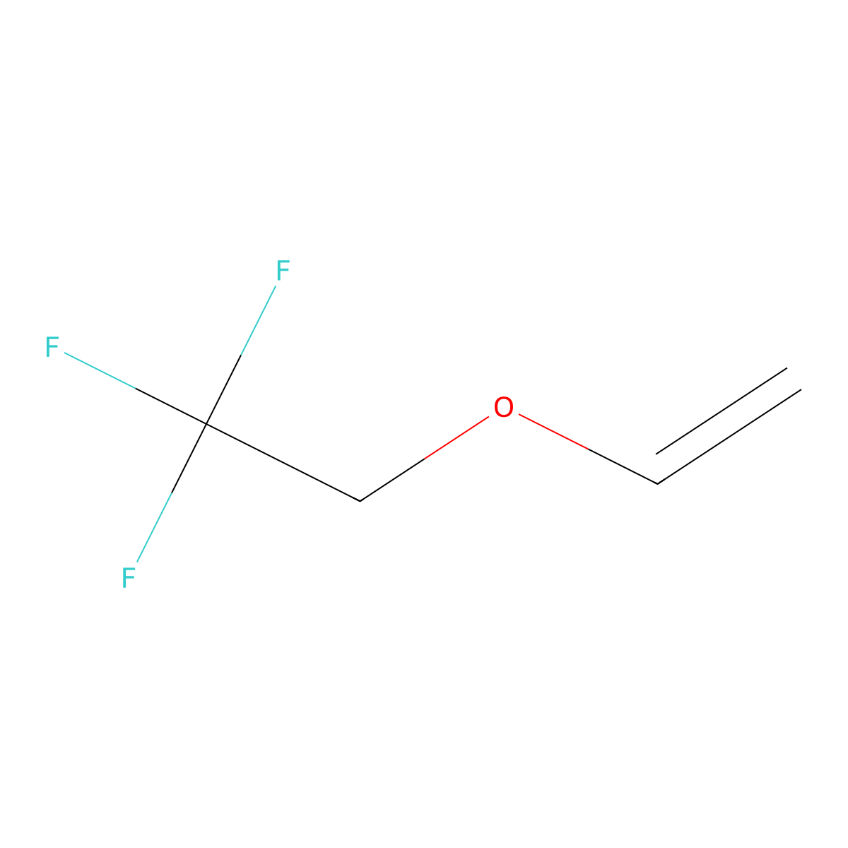 Fluroxene molecular structure, CAS 406-90-6
