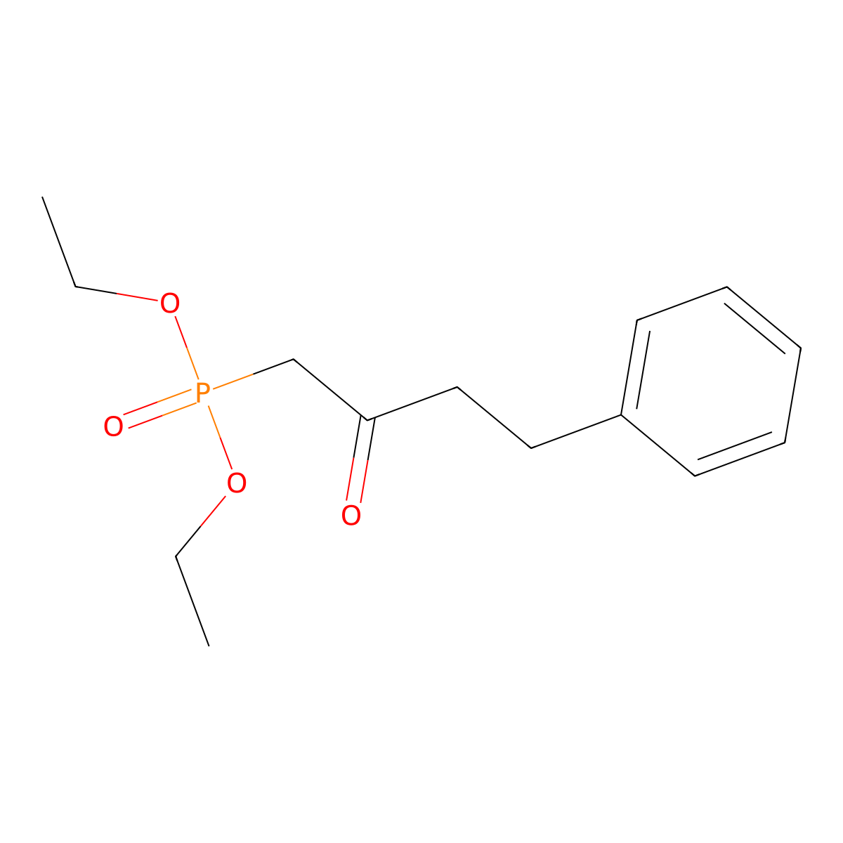 Diethyl 2-oxo-4-phenylbutylphosphonate molecular structure, CAS 40601-45-4