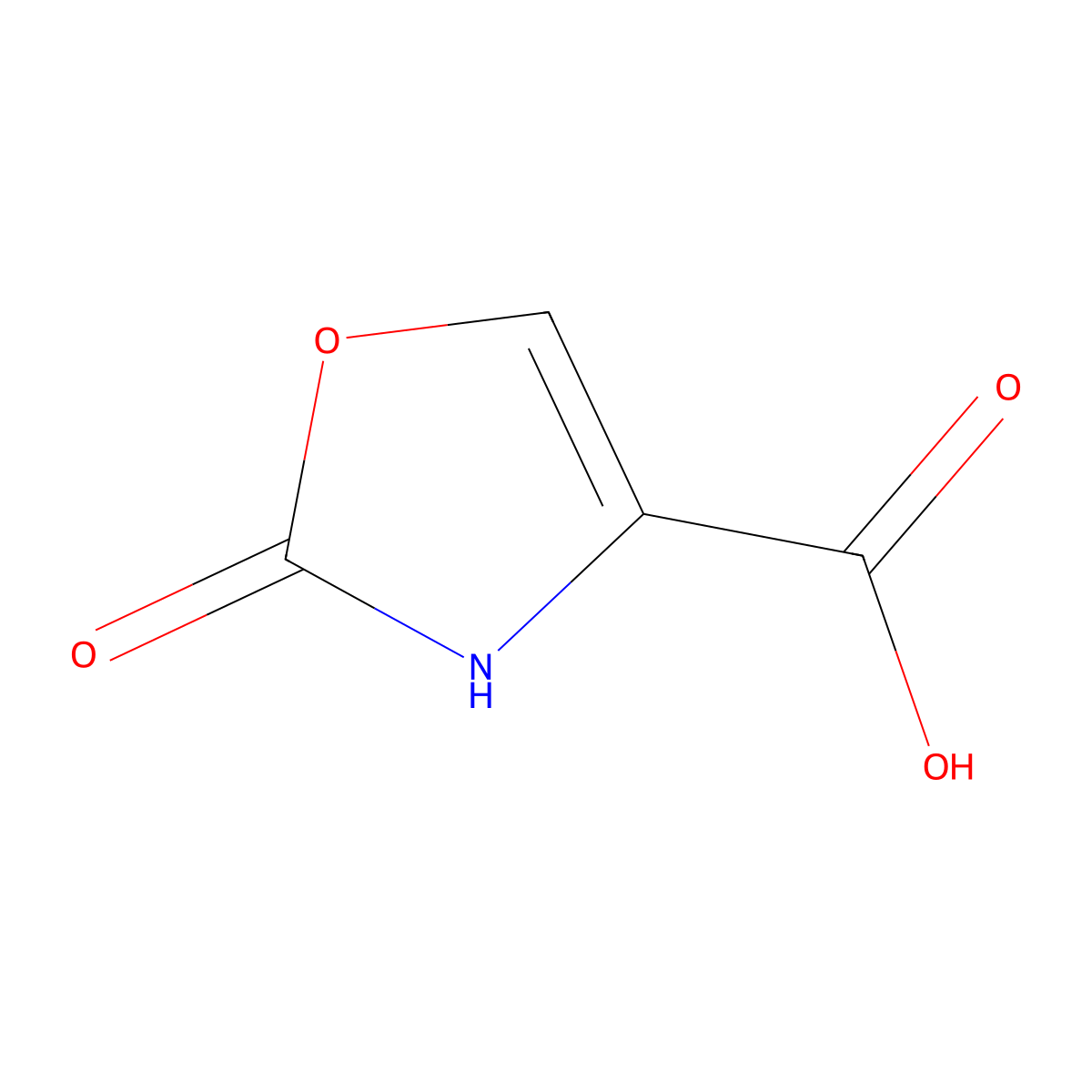 2-Oxo-2,3-dihydro-1,3-oxazole-4-carboxylic acid molecular structure, CAS 406183-40-2