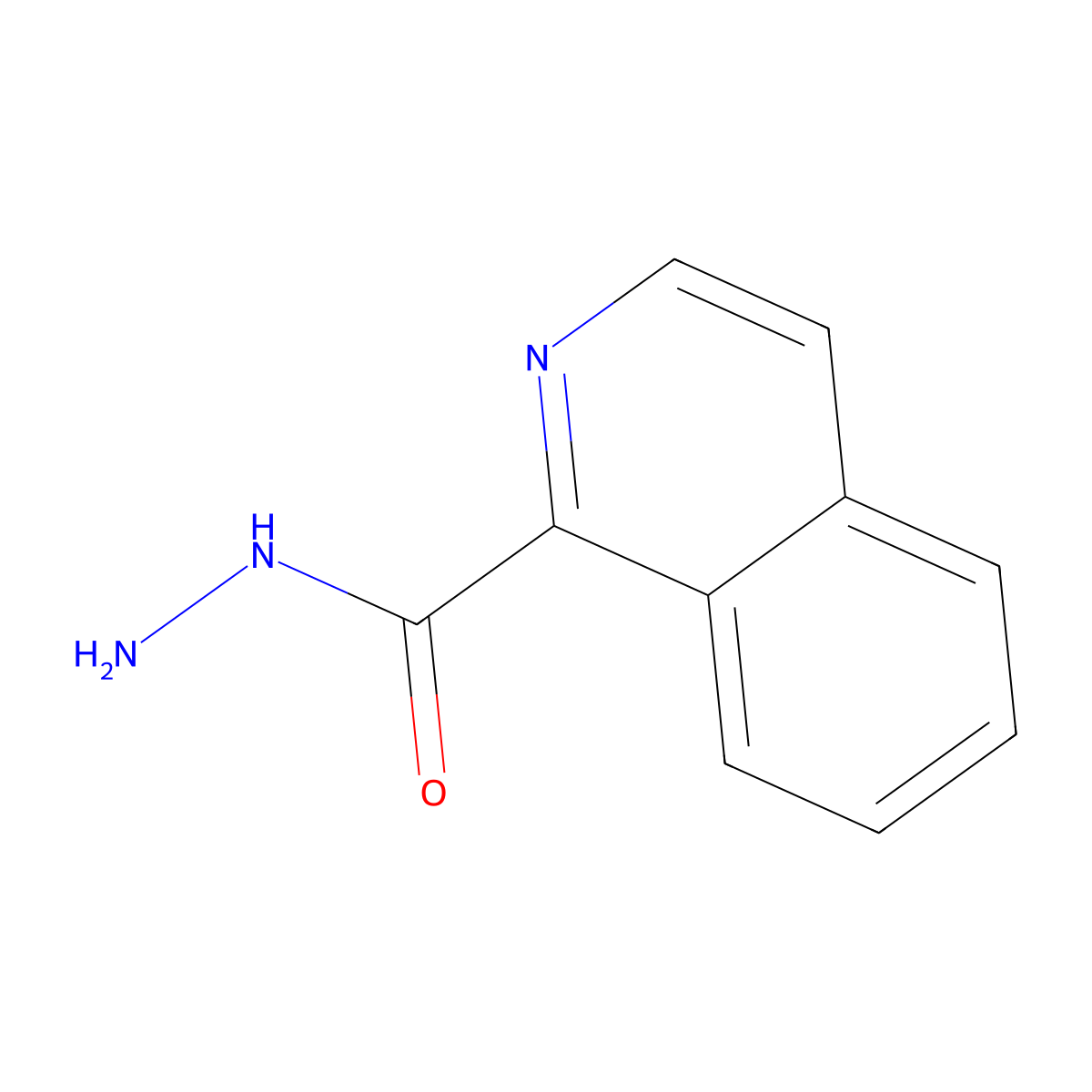 Isoquinoline-1-carbohydrazide molecular structure, CAS 406192-81-2