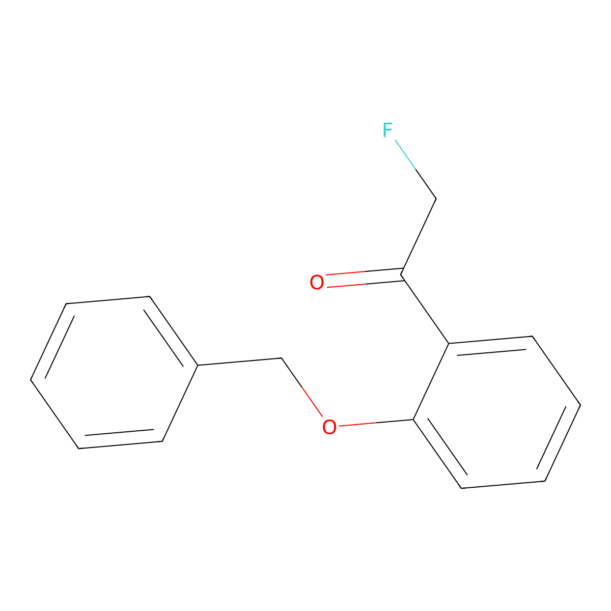 1-(2-(Benzyloxy)phenyl)-2-fluoroethanone molecular structure, CAS 406212-34-8