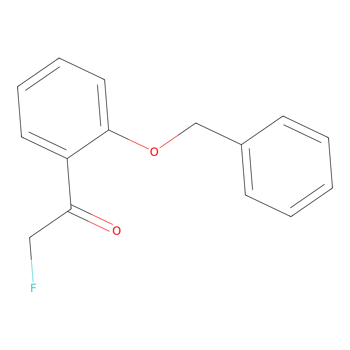1-(2-(Benzyloxy)phenyl)-2-fluoroethanone molecular structure, CAS 406212-34-8