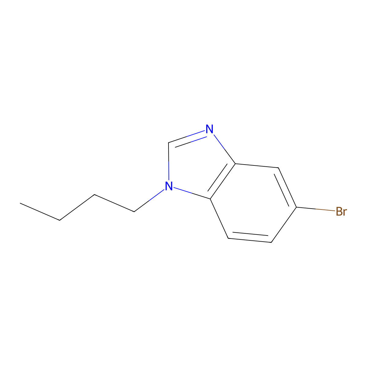 5-Bromo-1-butyl-1H-benzo[d]imidazole molecular structure, CAS 406236-04-2