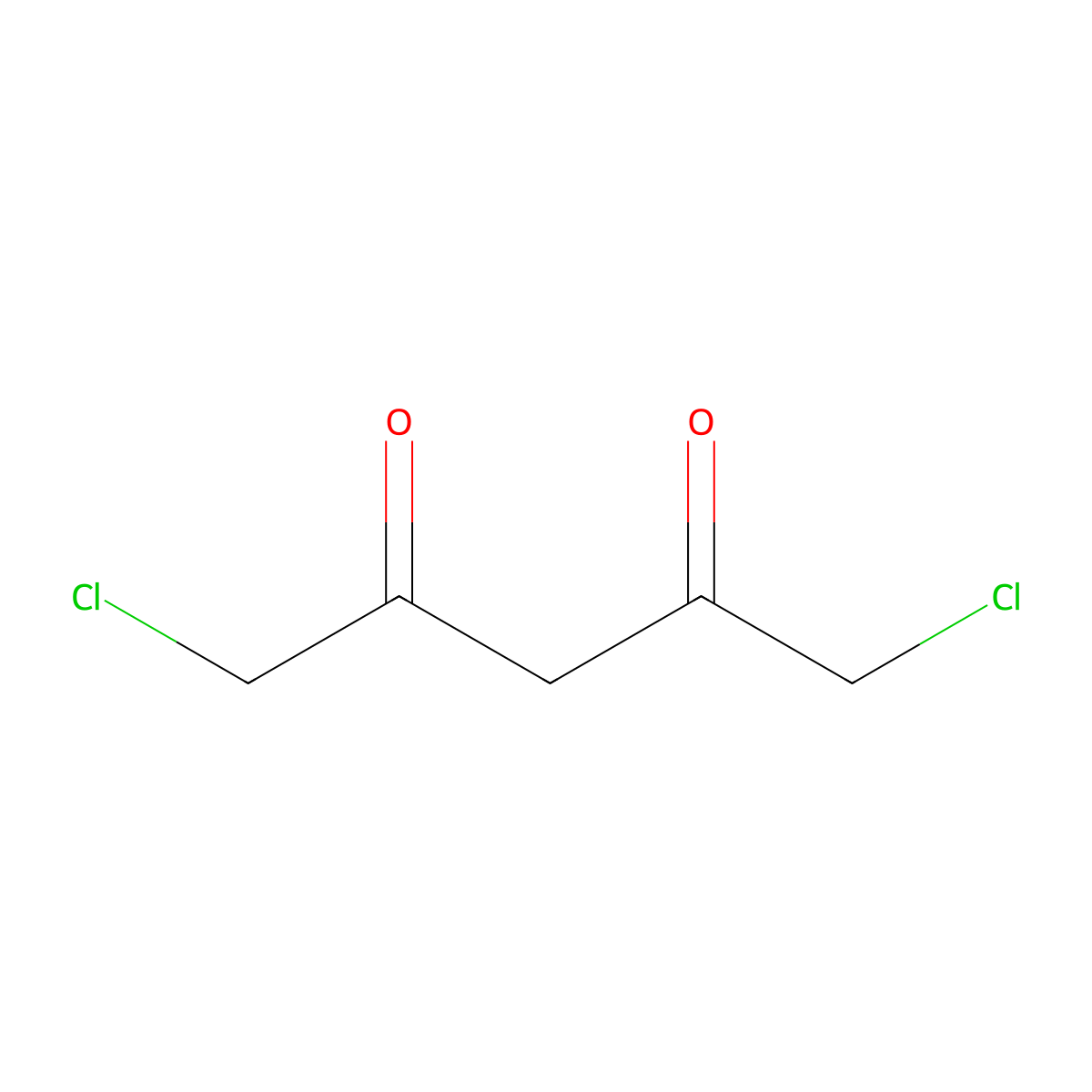 1,5-Dichloropentane-2,4-dione molecular structure, CAS 40630-12-4