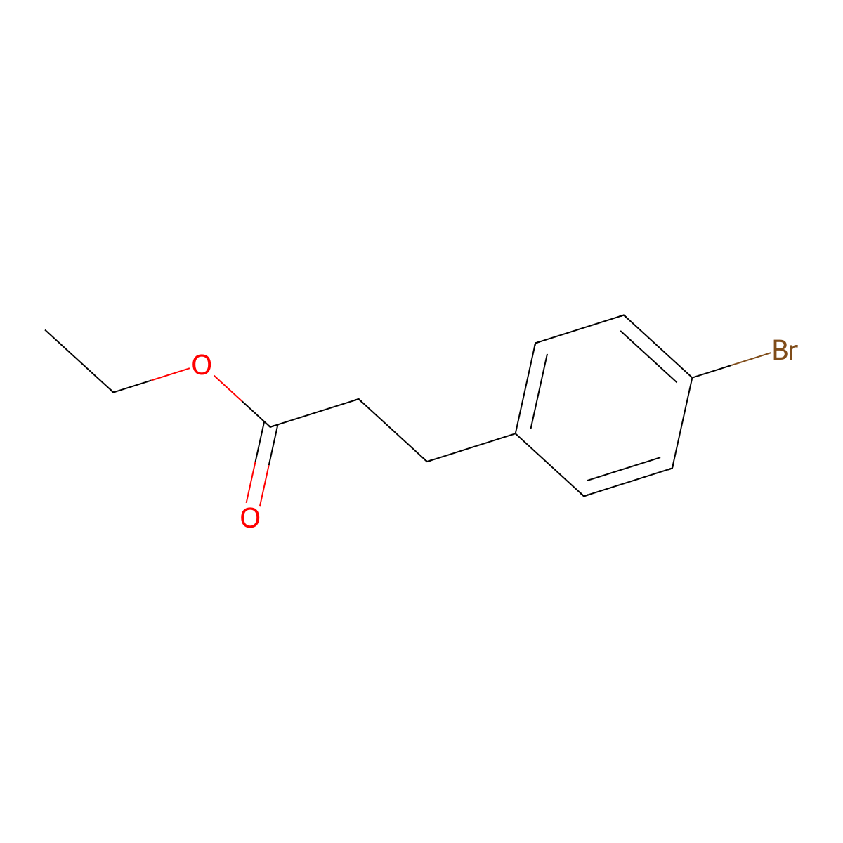 3-(4-Bromophenyl)propionic acid ethyl ester molecular structure, CAS 40640-98-0