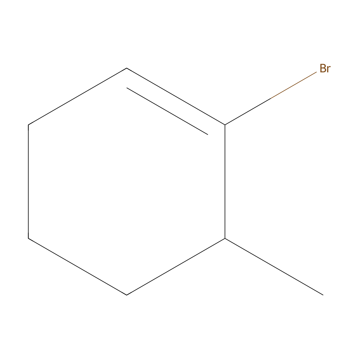 1-Bromo-6-methylcyclohexene molecular structure, CAS 40648-09-7