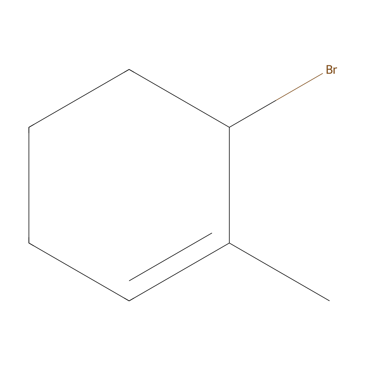 6-Bromo-1-methylcyclohexene molecular structure, CAS 40648-23-5