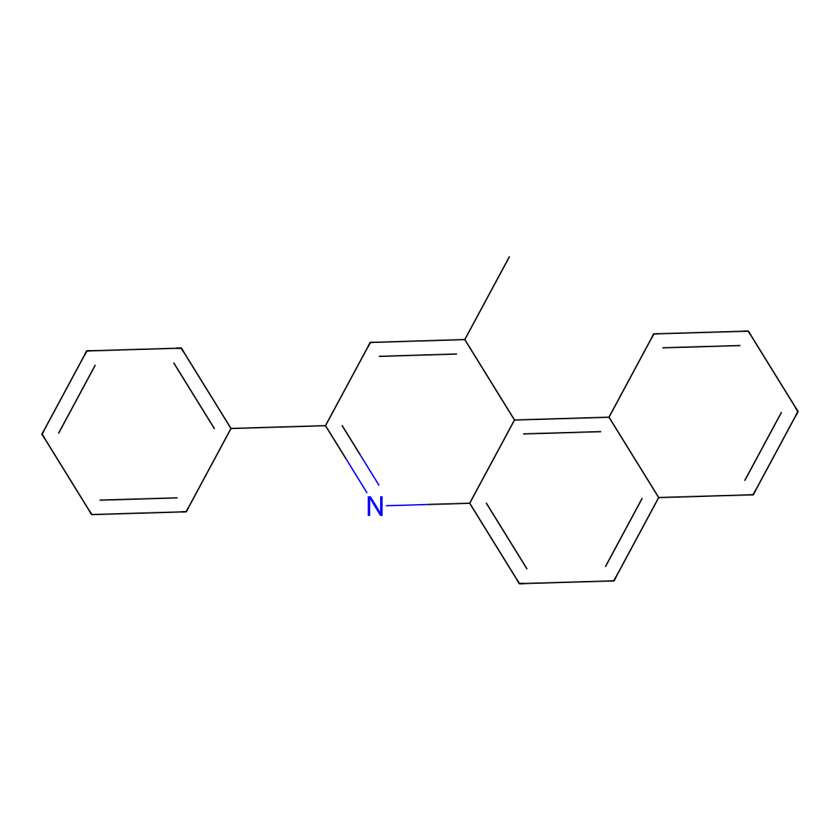 1-Methyl-3-phenyl-benzo(F)quinoline molecular structure, CAS 4067-82-7