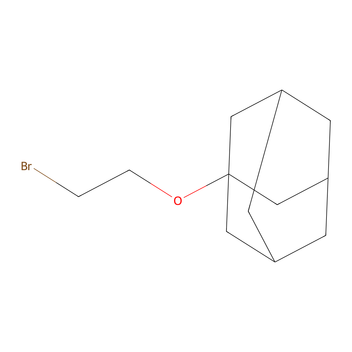 1-(2-Bromoethoxy)adamantane molecular structure, CAS 406713-79-9