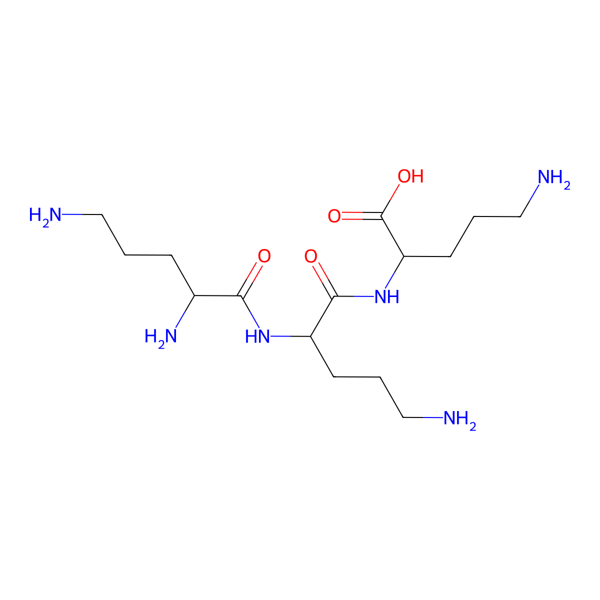 H-Orn-Orn-Orn-OH molecular structure, CAS 40681-82-1
