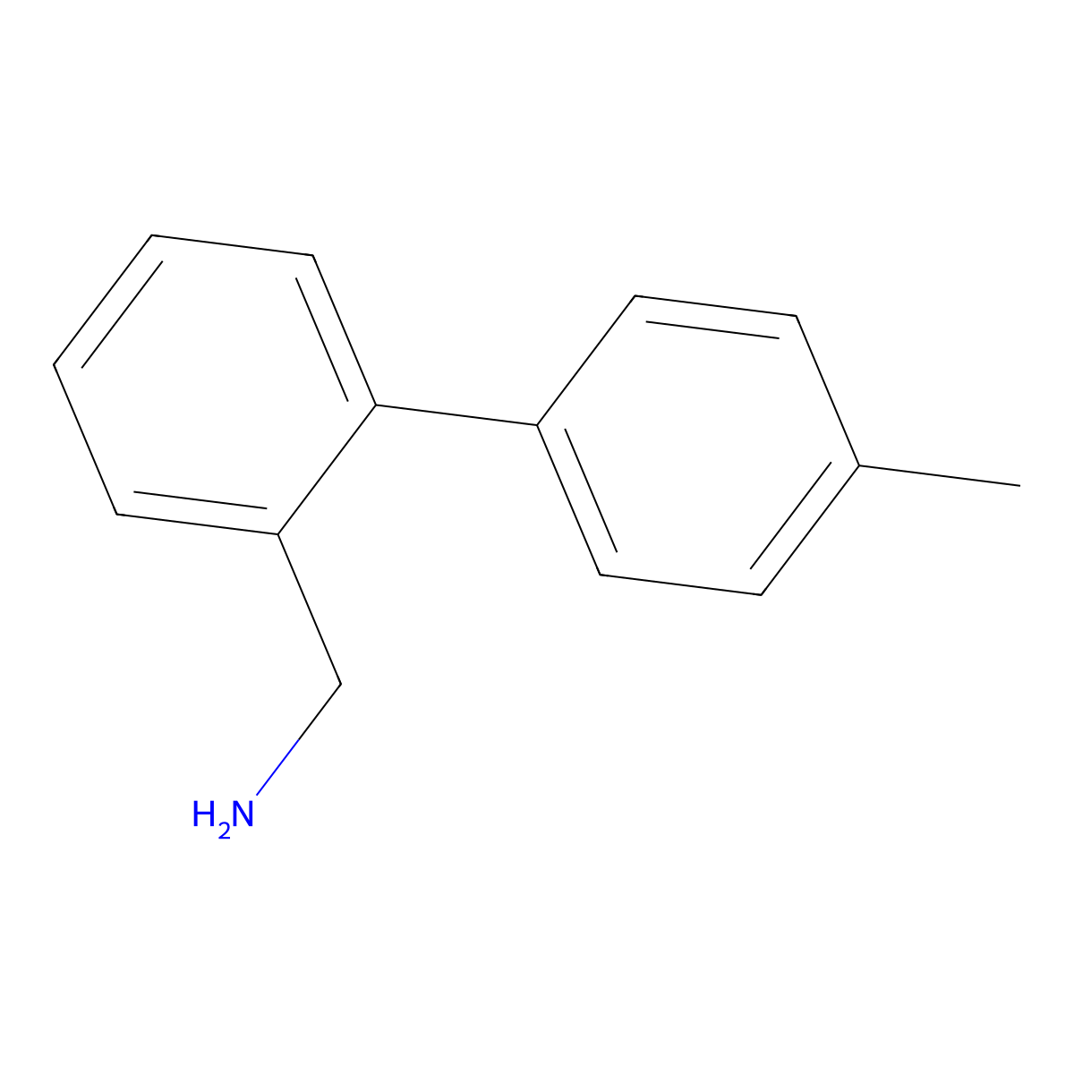 4'-Methyl-biphenyl-2-methanamine molecular structure, CAS 40694-54-0