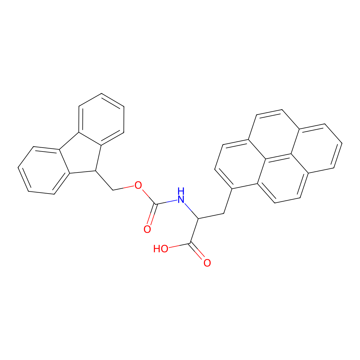 Fmoc-D-Ala(1-Pyn)-OH molecular structure, CAS 406955-45-1