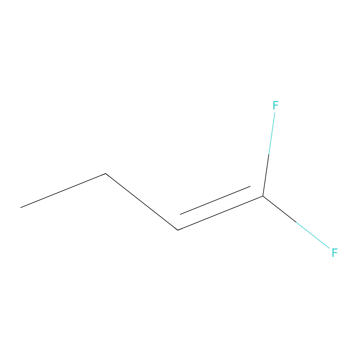 1,1-Difluorobut-1-ene molecular structure, CAS 407-09-0