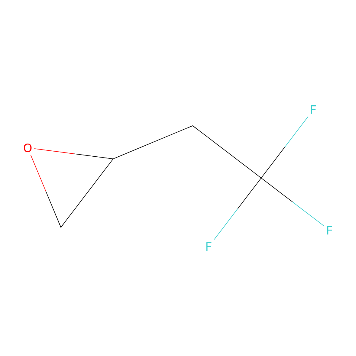 2-(2,2,2-Trifluoroethyl)oxirane molecular structure, CAS 407-12-5