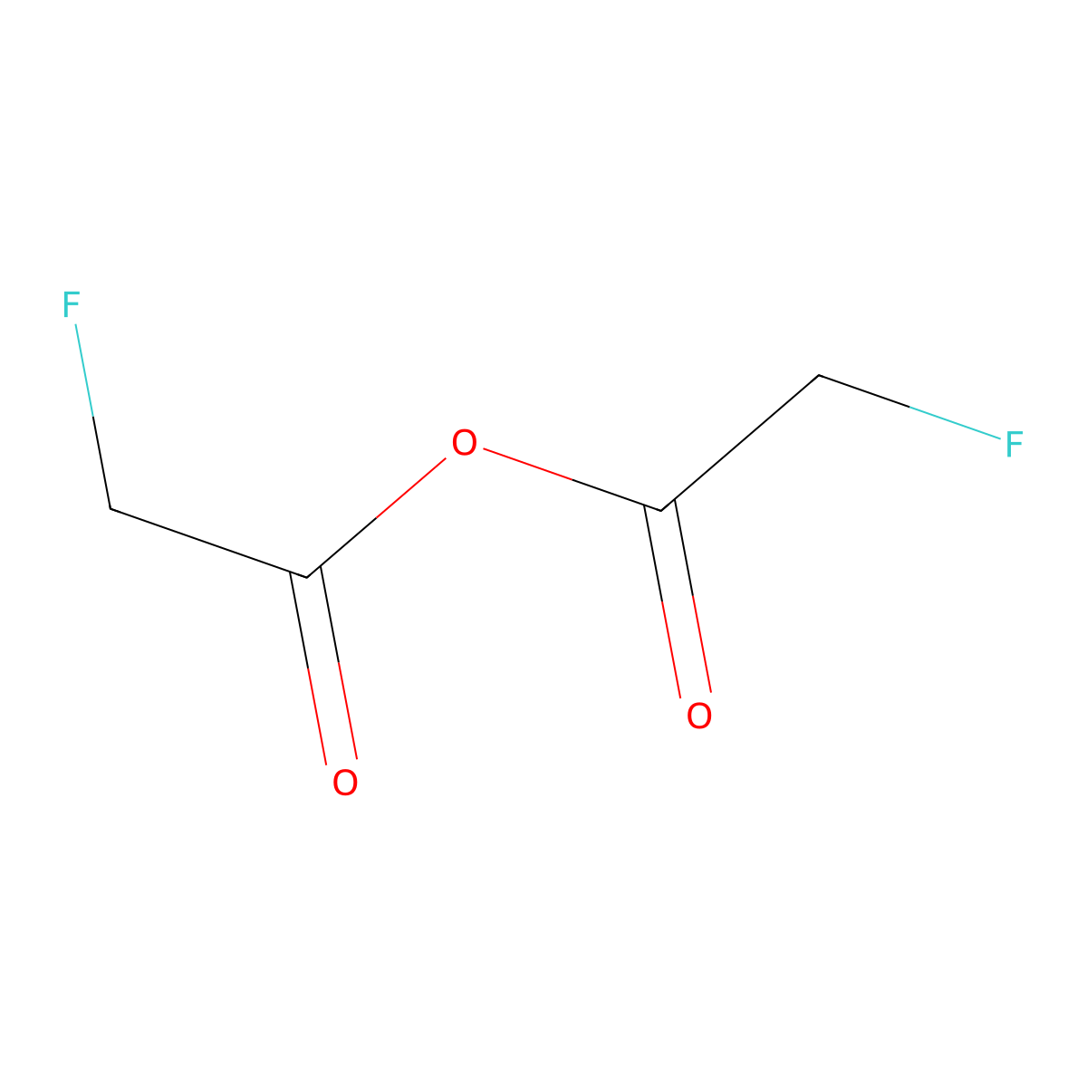 Acetic acid, 2-fluoro-, 1,1'-anhydride molecular structure, CAS 407-33-0