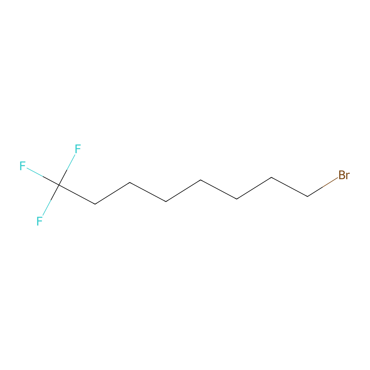 8-Bromo-1,1,1-trifluorooctane molecular structure, CAS 407-67-0