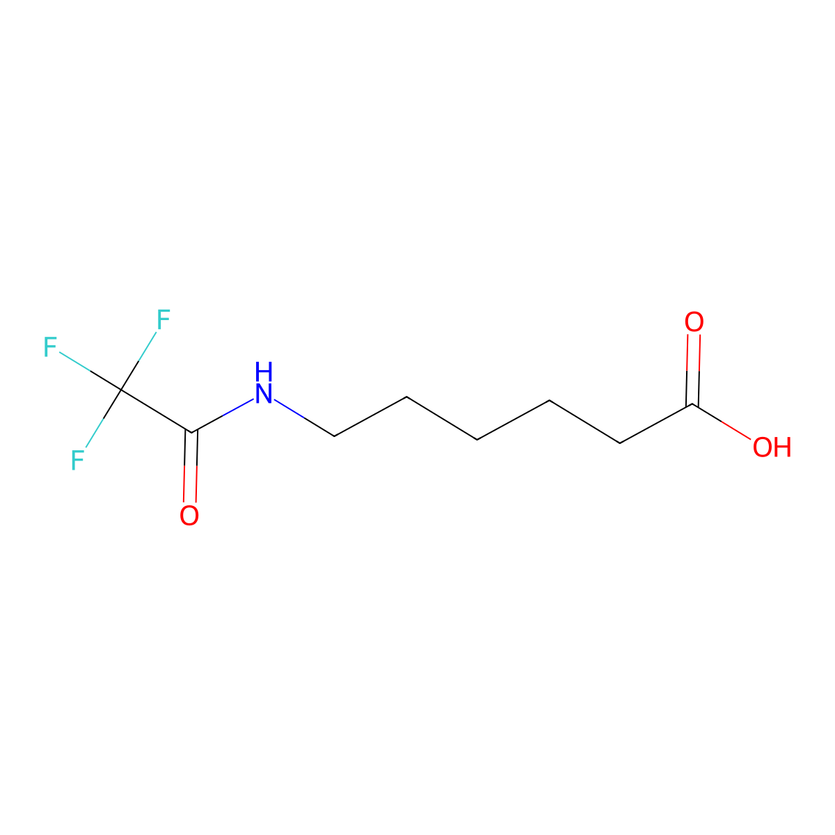 6-(Trifluoroacetamido)hexanoic Acid molecular structure, CAS 407-91-0