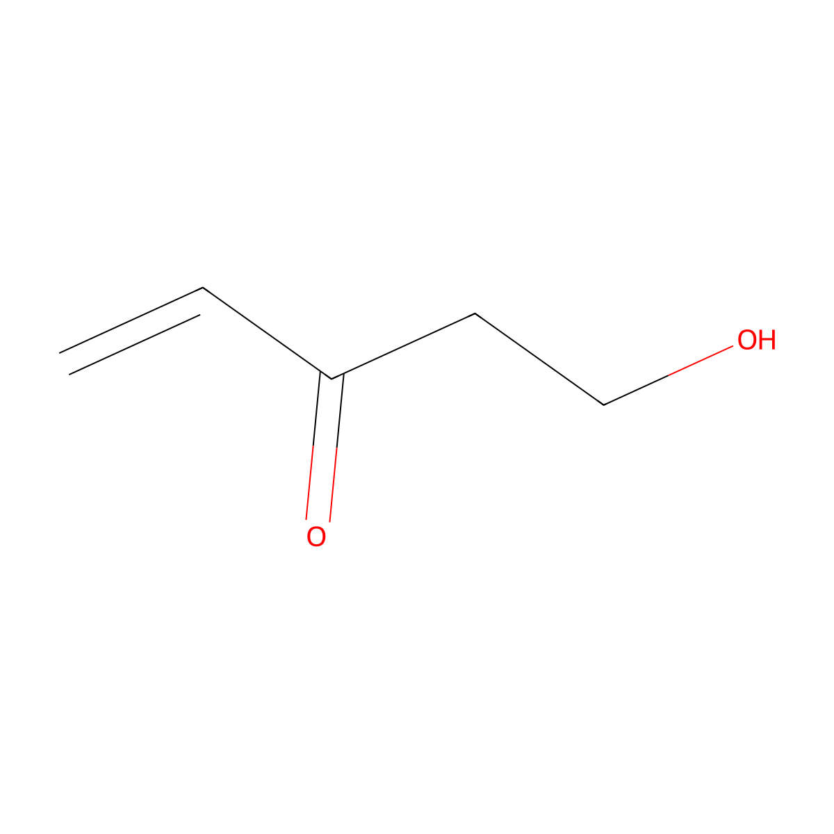 5-Hydroxypent-1-en-3-one molecular structure, CAS 40705-44-0