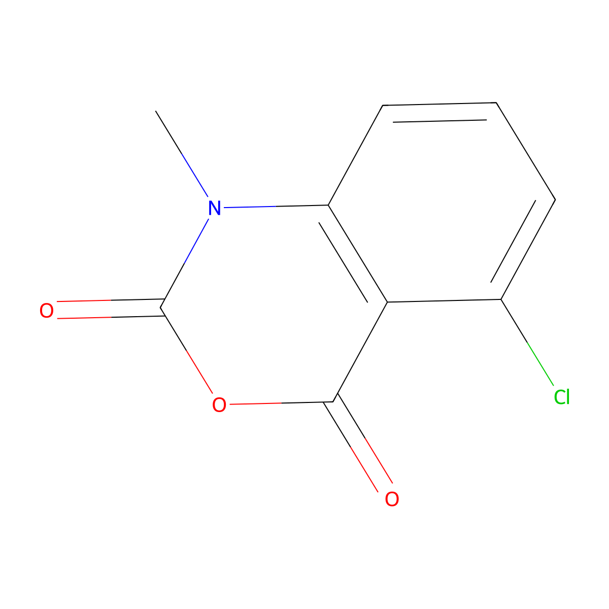 5-Chloro-1-methyl-1H-benzo[d][1,3]oxazine-2,4-dione molecular structure, CAS 40707-01-5