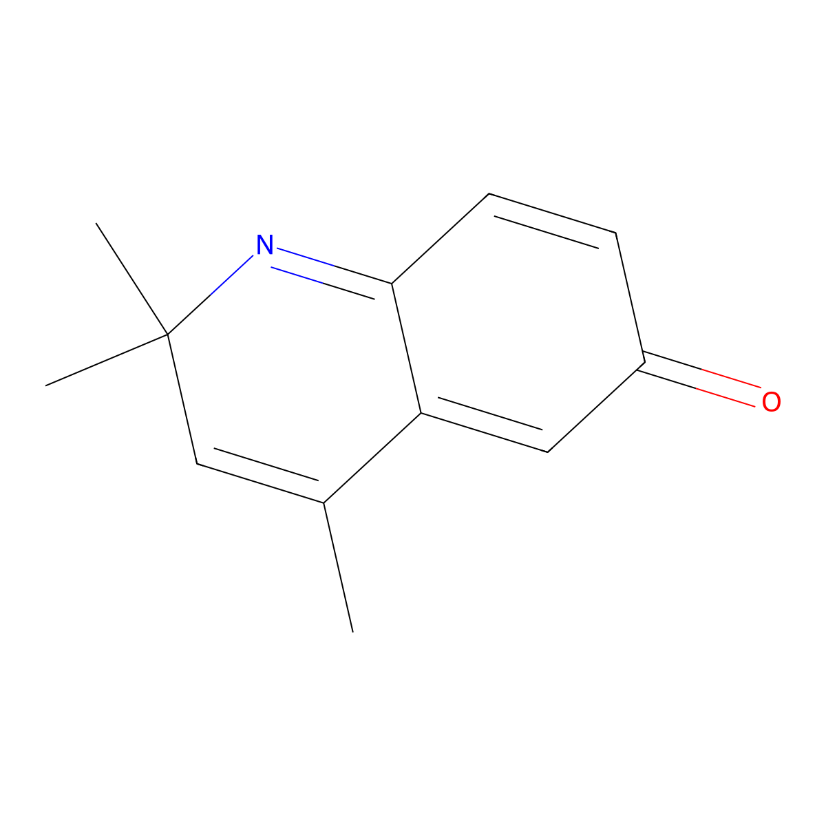 6(2H)-Quinolone, 2,2,4-trimethyl- molecular structure, CAS 4071-18-5