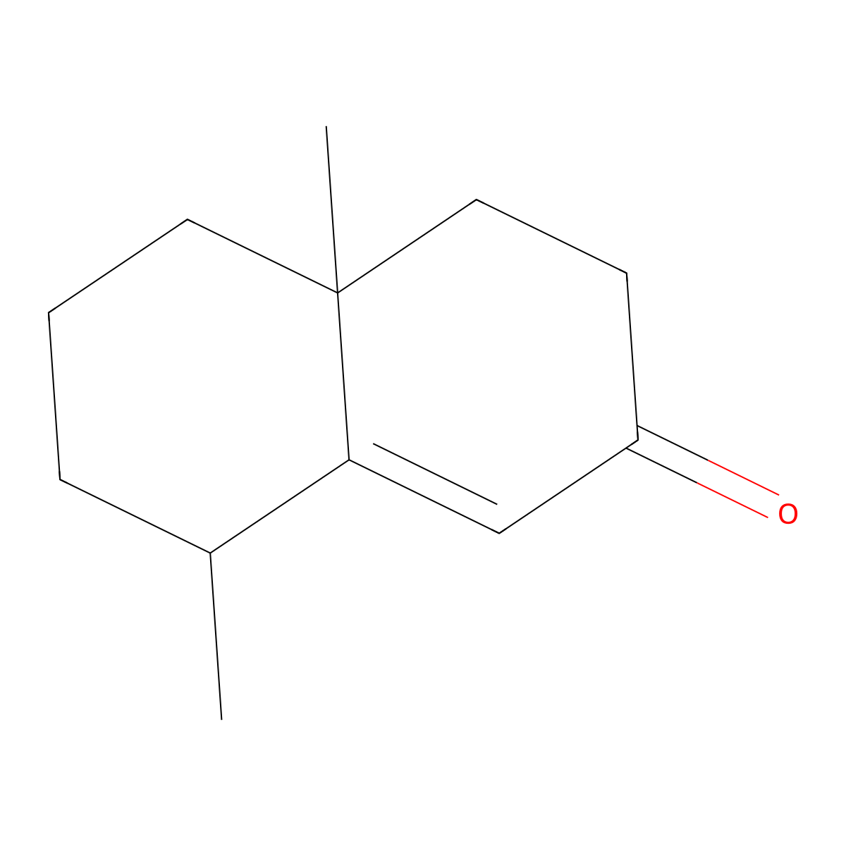 4,4a,5,6,7,8-Hexahydro-4a,8-dimethyl-2(3H)-naphthalenone molecular structure, CAS 4071-63-0