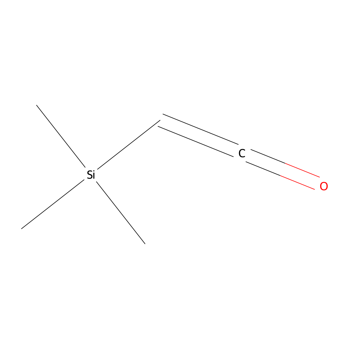 (Trimethylsilyl)ketene molecular structure, CAS 4071-85-6