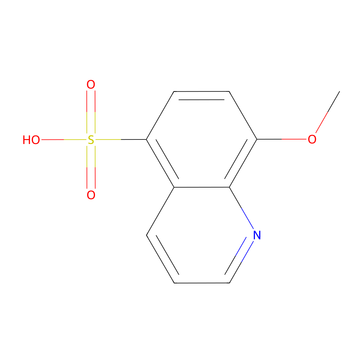 8-methoxyquinoline-5-sulfonic Acid molecular structure, CAS 40712-20-7