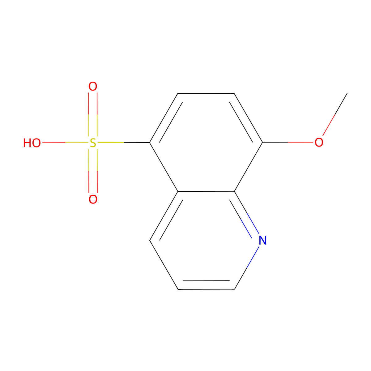 8-methoxyquinoline-5-sulfonic Acid molecular structure, CAS 40712-20-7