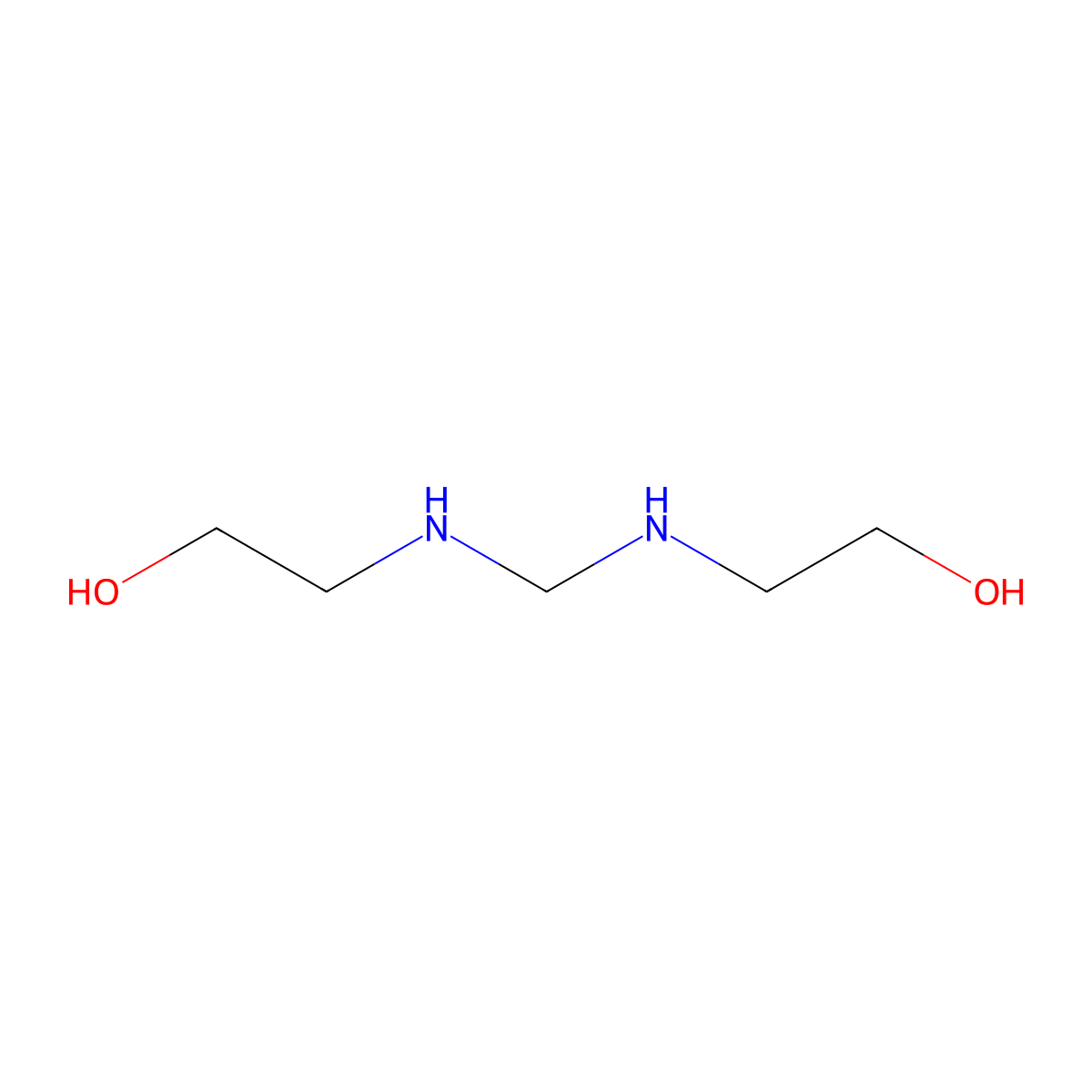 2,2'-(Methylenediazanediyl)di(ethan-1-ol) molecular structure, CAS 40717-21-3