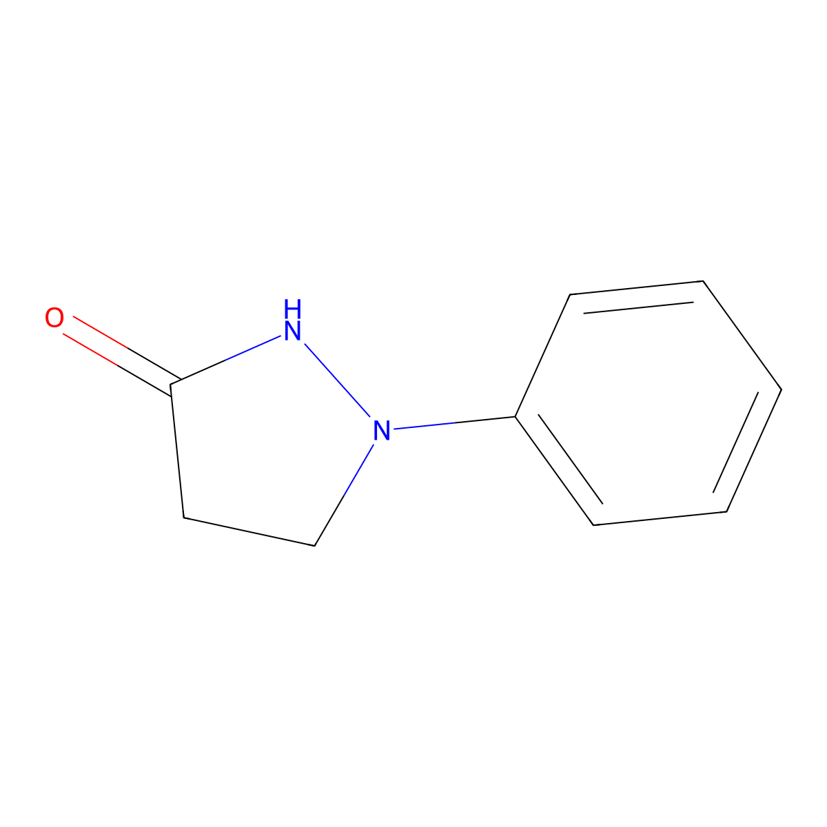 Phenidone molecular structure, CAS 4072-30-4