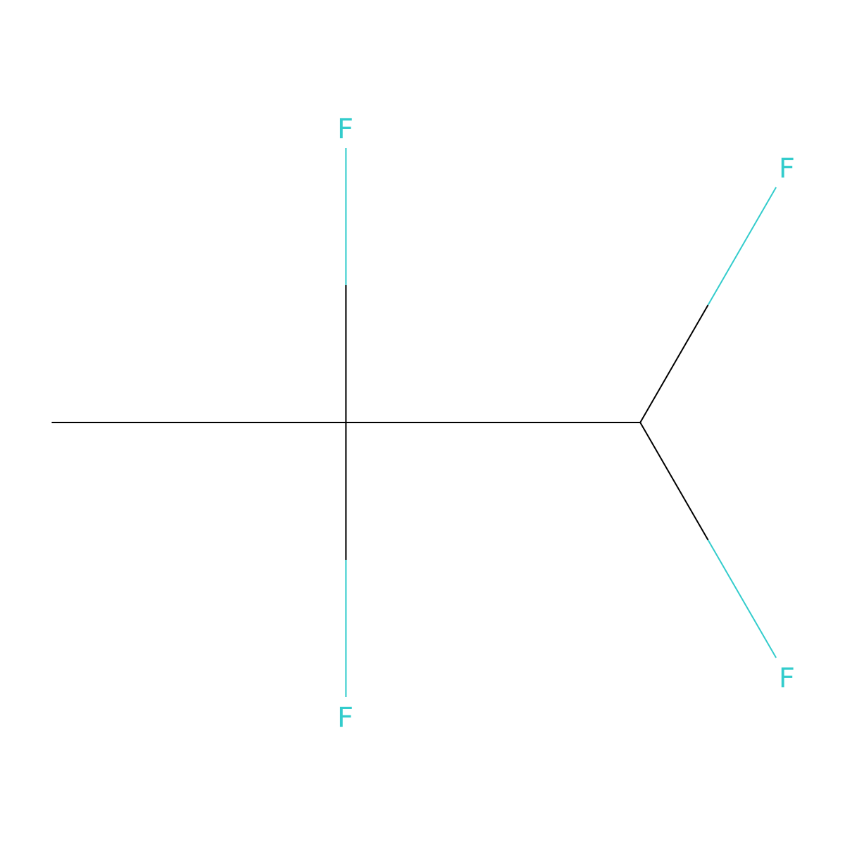 1,1,2,2-Tetrafluoropropane (FC-254cb) molecular structure, CAS 40723-63-5