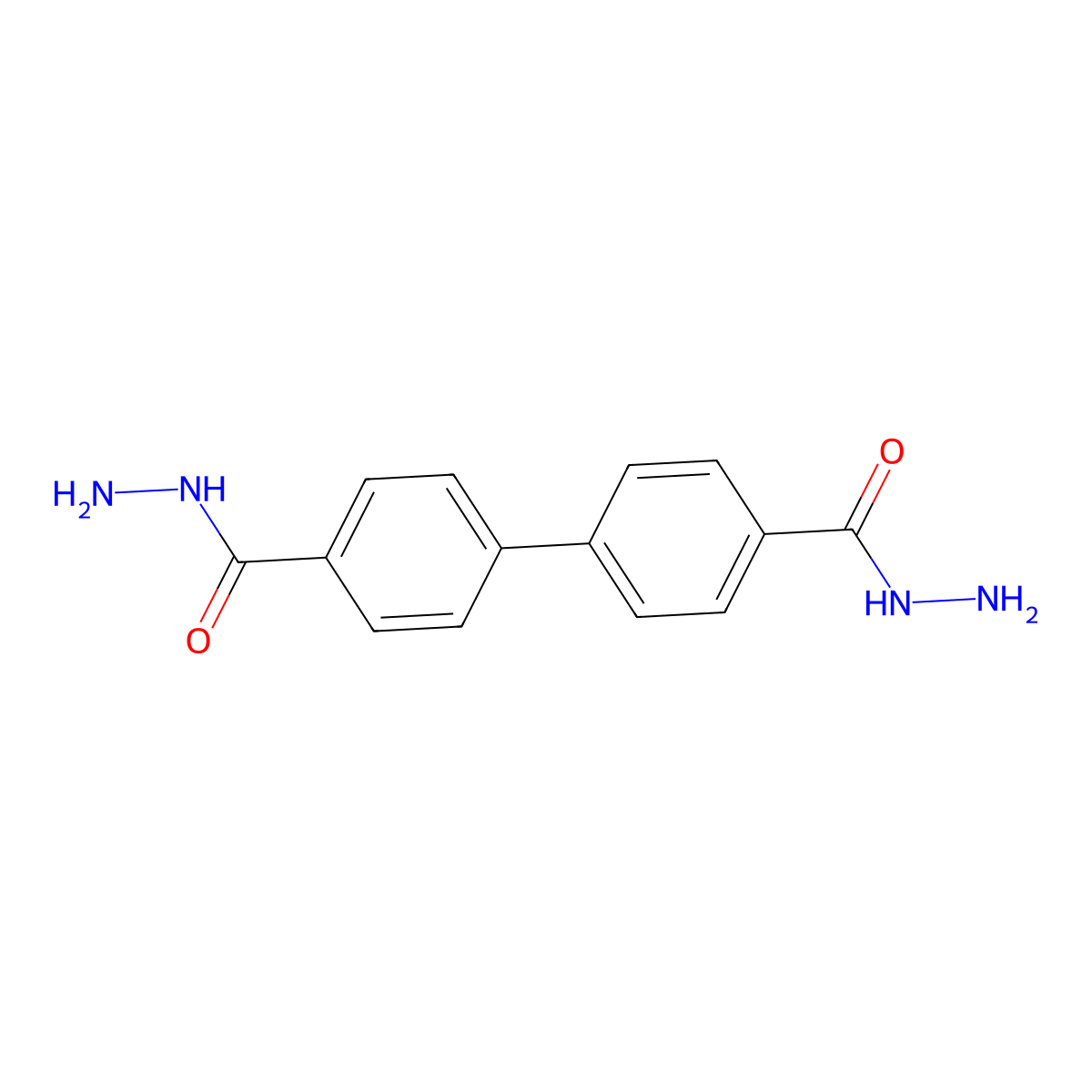 4-[4-(Hydrazinecarbonyl)phenyl]benzohydrazide molecular structure, CAS 4073-75-0