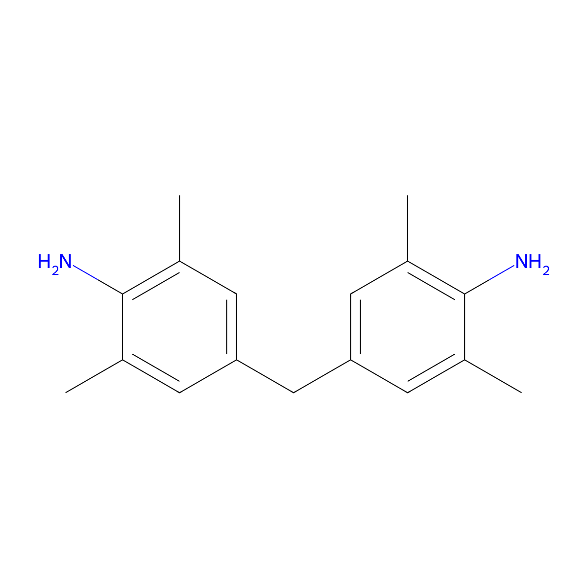 4,4'-Methylenebis(2,6-xylidine) molecular structure, CAS 4073-98-7