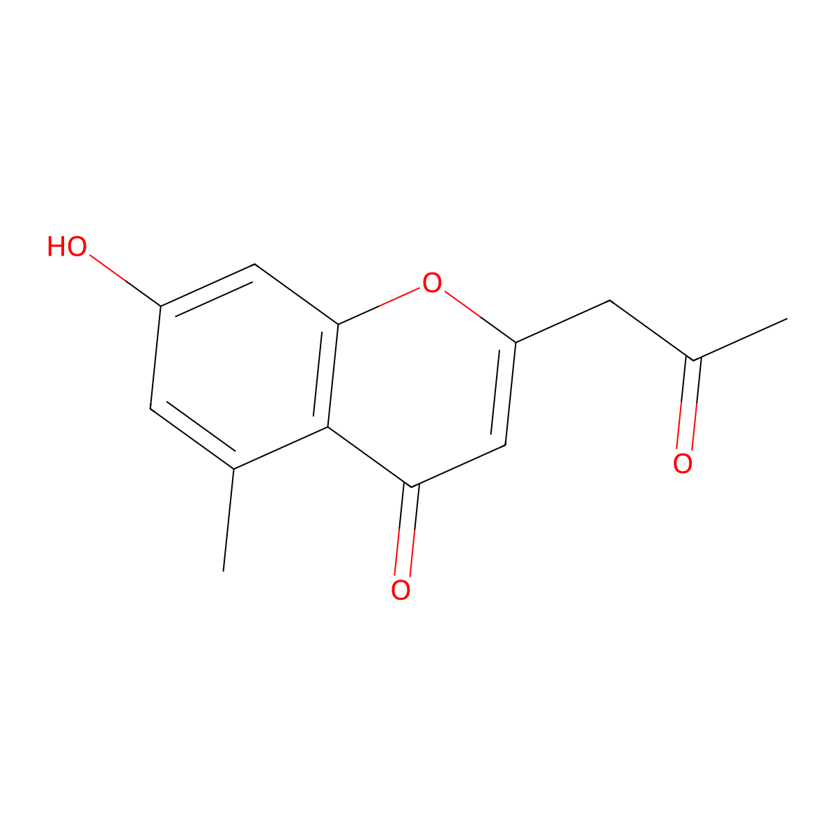 Aloesone molecular structure, CAS 40738-40-7