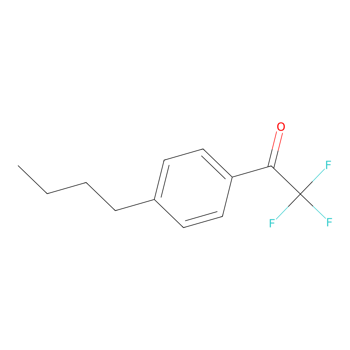 1-(4-Butylphenyl)-2,2,2-trifluoroethanone molecular structure, CAS 40739-44-4