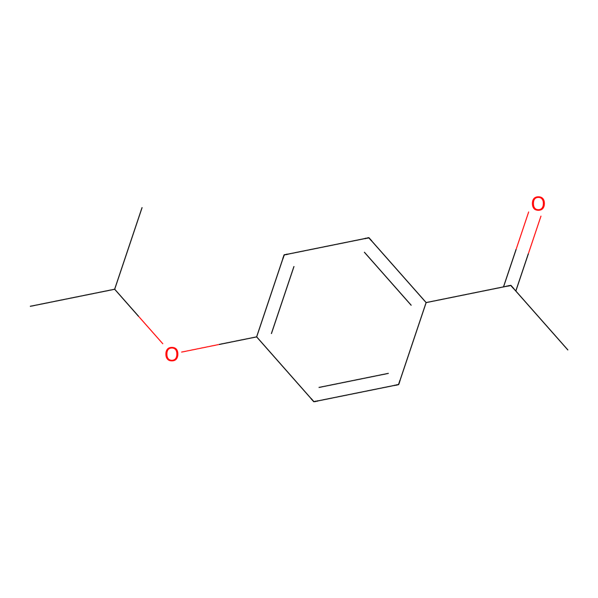 1-(4-(Propan-2-yloxy)phenyl)ethan-1-one molecular structure, CAS 4074-51-5